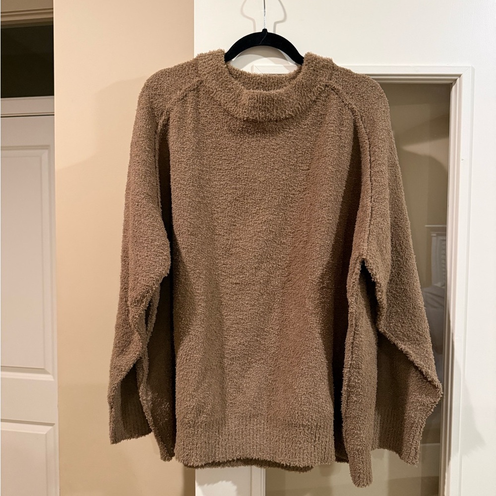 BEAST FASHION Cozy Brown Women's Turtleneck Sweater